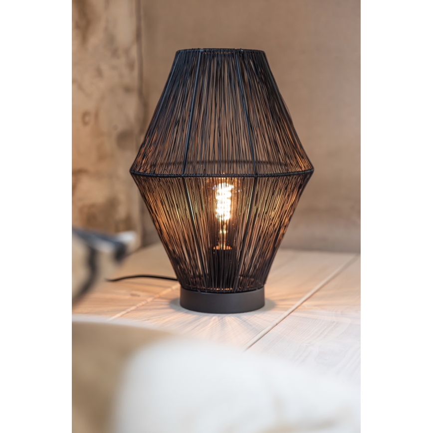Markslöjd 108666 - Galda lampa CASA 1xE27/40W/230V melna