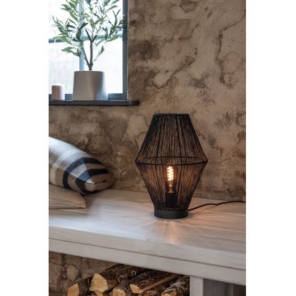 Markslöjd 108666 - Galda lampa CASA 1xE27/40W/230V melna