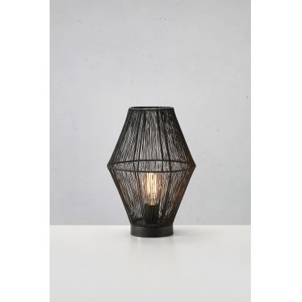Markslöjd 108666 - Galda lampa CASA 1xE27/40W/230V melna