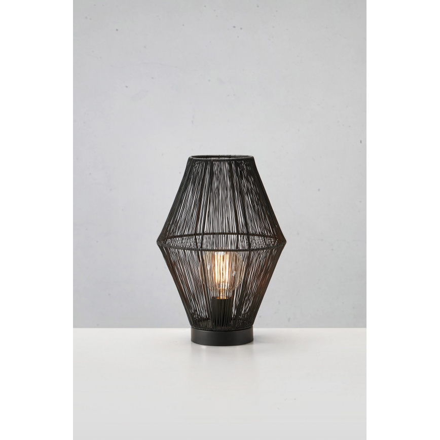 Markslöjd 108666 - Galda lampa CASA 1xE27/40W/230V melna