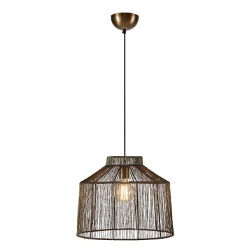 Markslöjd 108667 - Lustra ar auklu CAPANNA 1xE27/40W/230V misiņš
