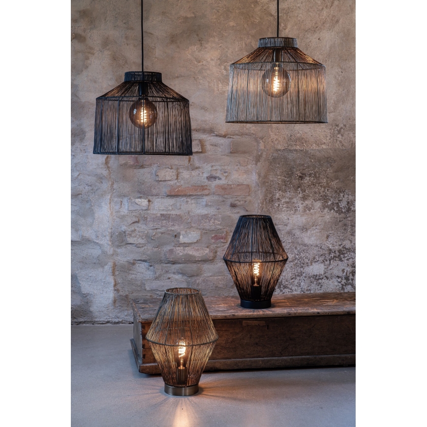 Markslöjd 108667 - Lustra ar auklu CAPANNA 1xE27/40W/230V misiņš