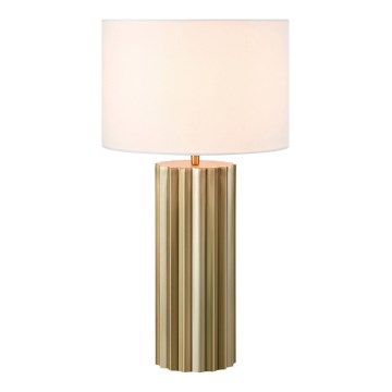 Markslöjd 108669 - Galda lampa HASHIRA 1xE27/40W/230V balta/misiņš
