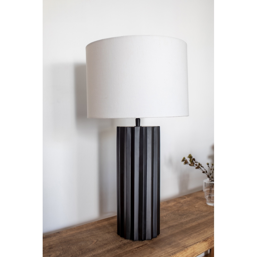 Markslöjd 108670 - Galda lampa HASHIRA 1xE27/40W/230V balta/melna