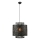 Markslöjd 108676 - Lustra ar auklu STRATI 1xE27/40W/230V melna/bambusa