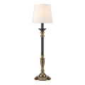 Markslöjd 108679 - Galda lampa GENT 1xE27/40W/230V misiņš/melna/balta