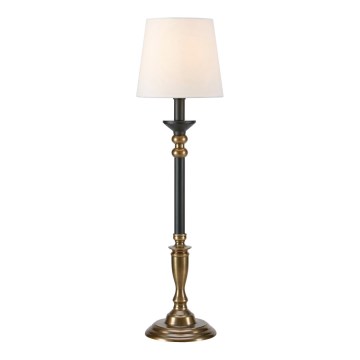 Markslöjd 108679 - Galda lampa GENT 1xE27/40W/230V misiņš/melna/balta