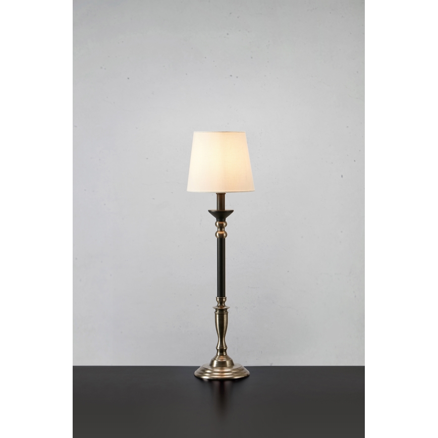 Markslöjd 108680 - Galda lampa GENT 1xE27/40W/230V matēts hroms/melna/balta