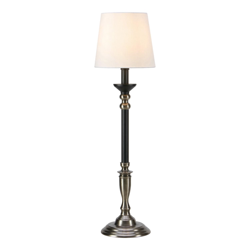 Markslöjd 108680 - Galda lampa GENT 1xE27/40W/230V matēts hroms/melna/balta