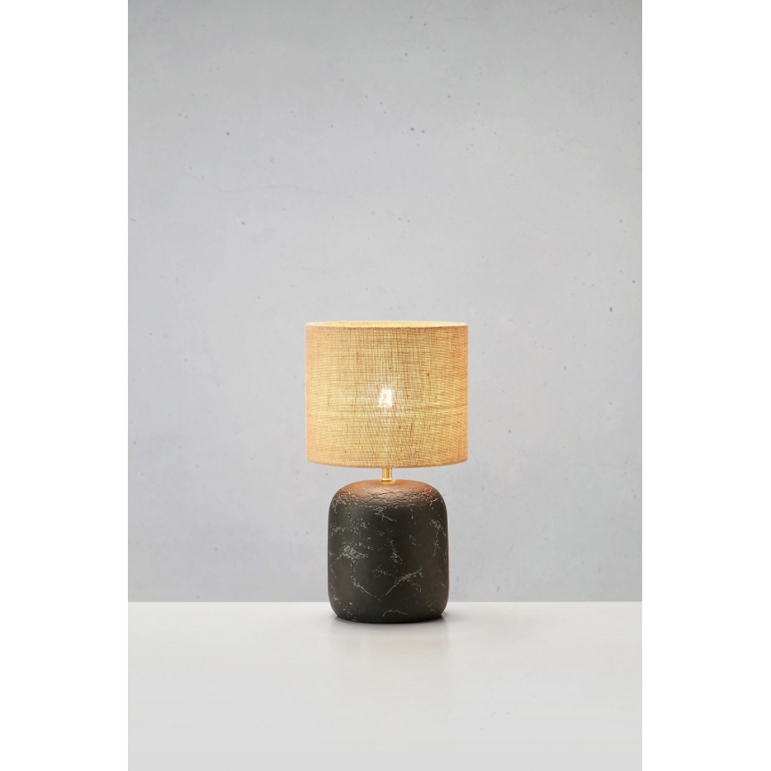Markslöjd 108683 - Galda lampa MONTAGNA 1xE14/40W/230V 32 cm bēša/melna