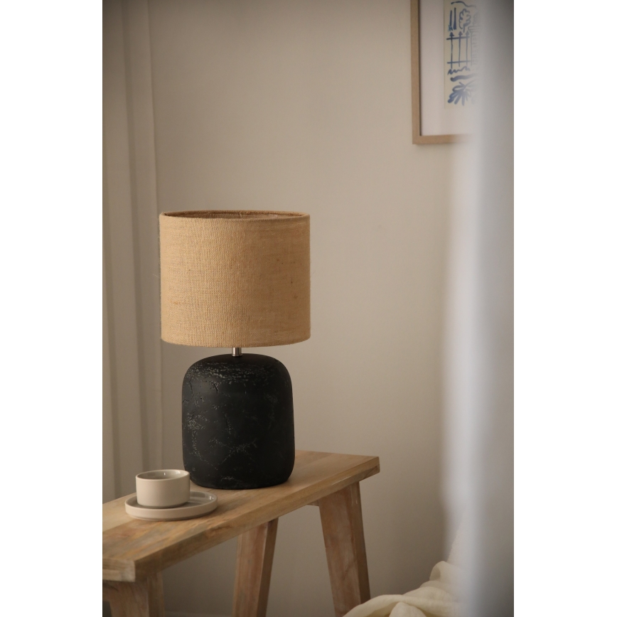 Markslöjd 108684 - Galda lampa MONTAGNA 1xE14/40W/230V 45 cm bēša/melna