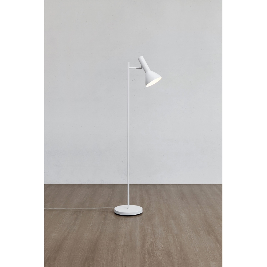 Markslöjd 108687 - Grīdas stāvlampa METRO 1xE27/40W/230V balta