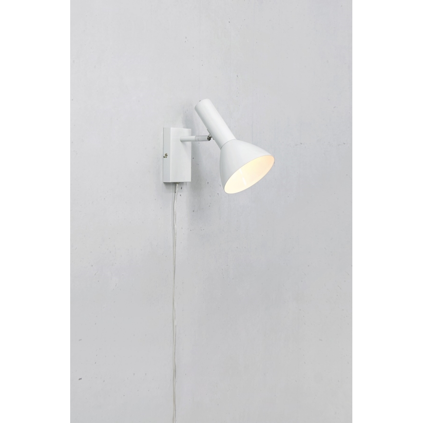 Markslöjd 108689 - Sienas lampa METRO 1xE27/40W/230V balta