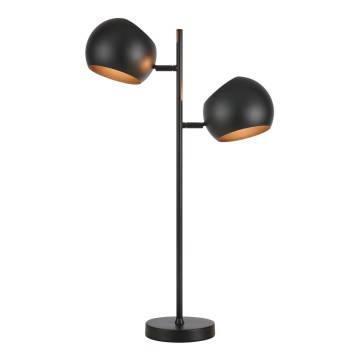 Markslöjd 108691 - Galda lampa EDGAR 2xE14/40W/230V melna