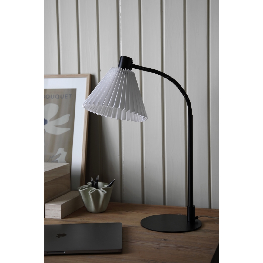 Markslöjd 108697 - Galda lampa MIRA 1xE14/40W/230V melna/balta