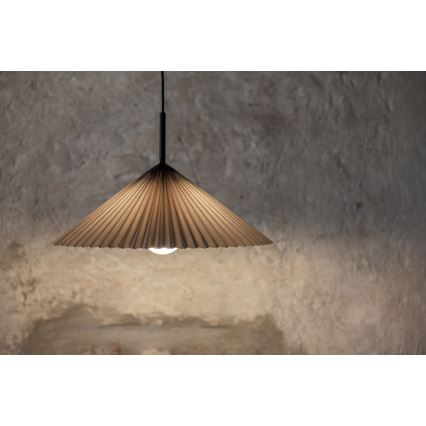 Markslöjd 108709 - Lustra ar auklu PLISADO 1xE27/40W/230V d. 50 cm pelēka