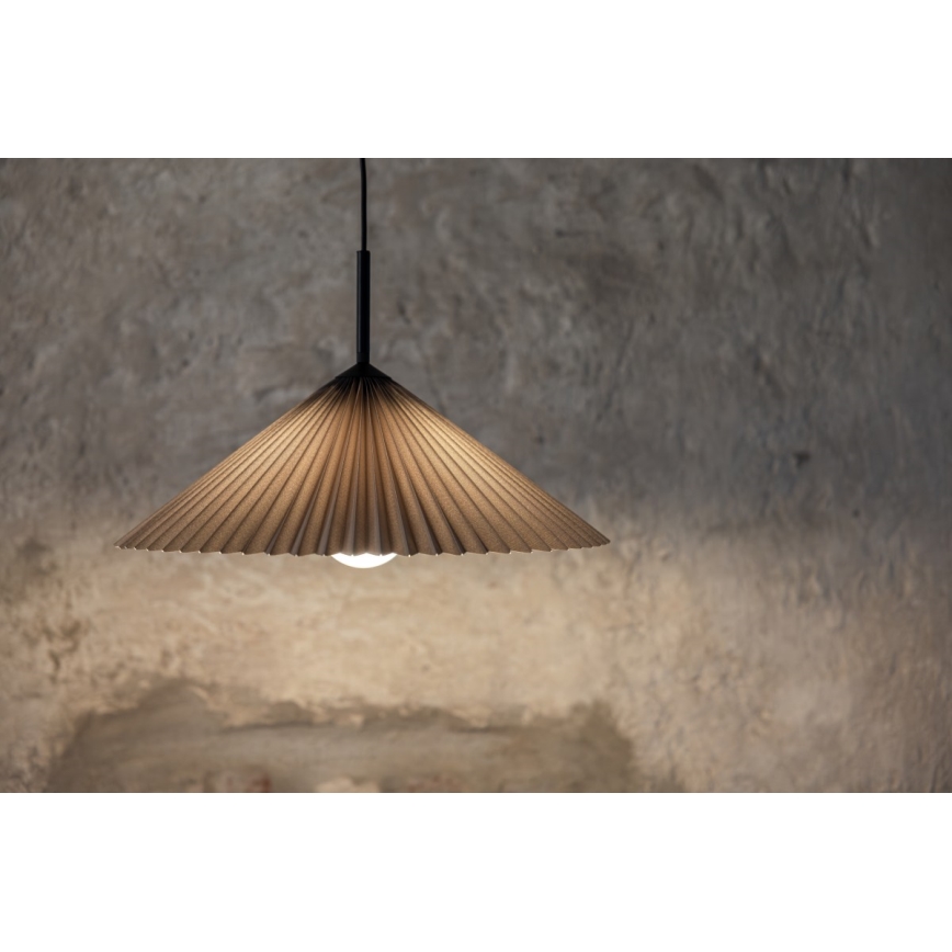 Markslöjd 108709 - Lustra ar auklu PLISADO 1xE27/40W/230V d. 50 cm pelēka
