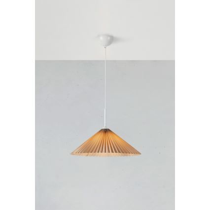 Markslöjd 108710 - Lustra ar auklu PLISADO 1xE27/40W/230V d. 50 cm bēša