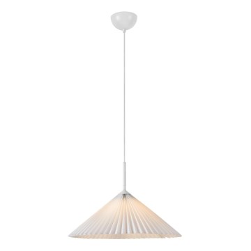 Markslöjd 108711 - Lustra ar auklu PLISADO 1xE27/40W/230V d. 50 cm balta