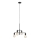 Markslöjd 108716 - Lustra ar auklu CIELO 4xE27/40W/230V melna