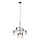 Markslöjd 108717 - Lustra ar auklu CIELO 6xE27/40W/230V melna
