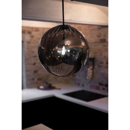Markslöjd 108762 - Lustra ar auklu FENGARI 1xE14/40W/230V melna