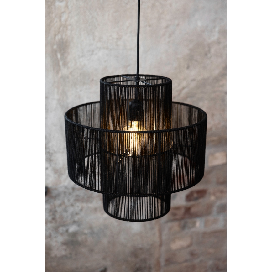 Markslöjd 108766 - Lustra ar auklu SOGA 1xE27/40W/230V melna