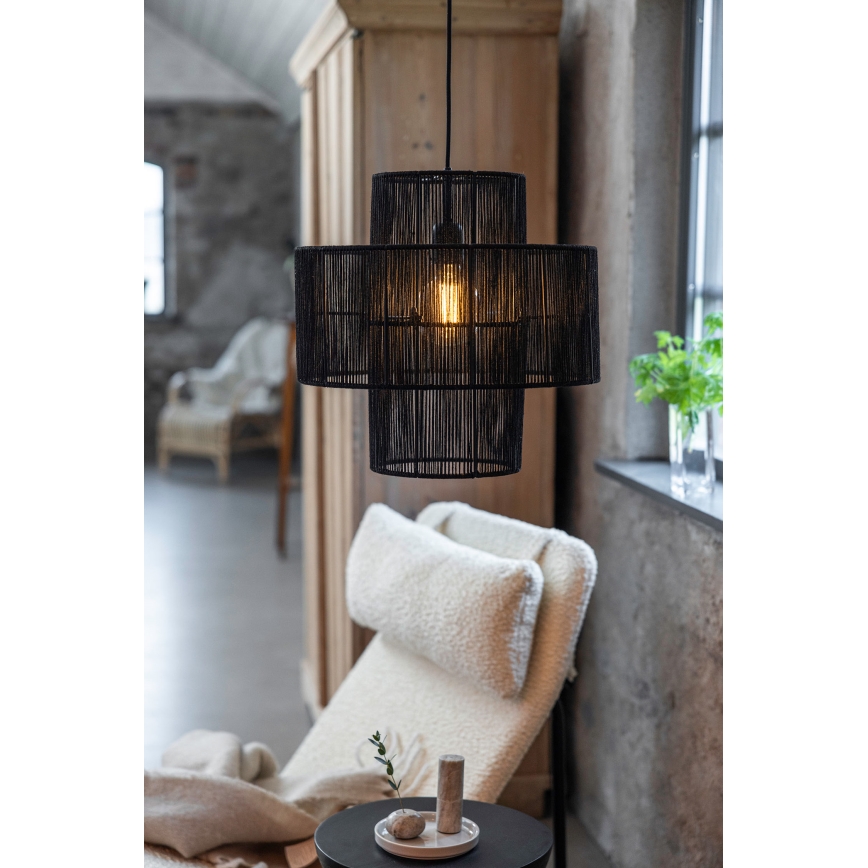 Markslöjd 108766 - Lustra ar auklu SOGA 1xE27/40W/230V melna