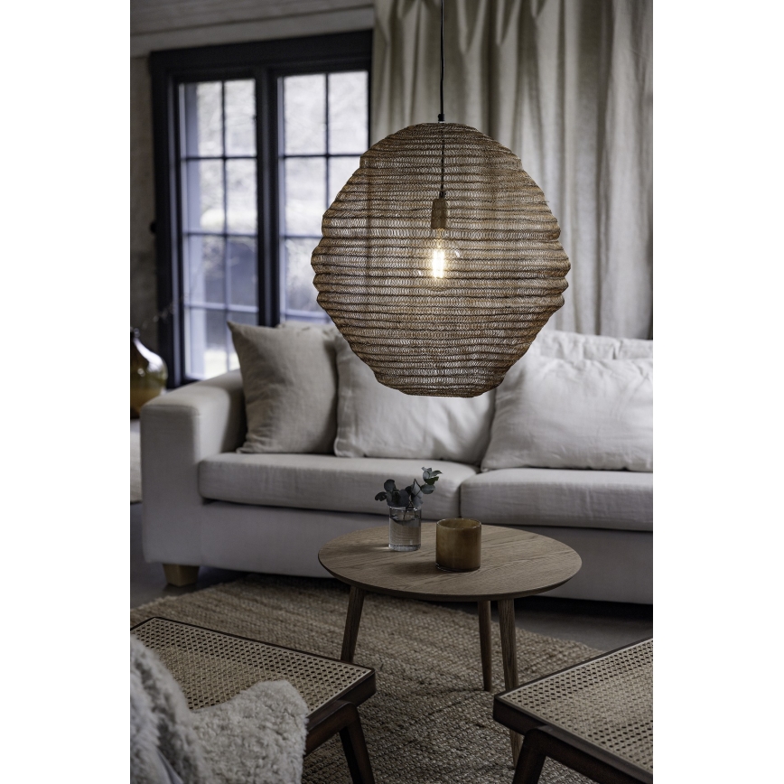 Markslöjd 108773 - Lustra ar auklu TAZZA 1xE27/40W/230V zelta