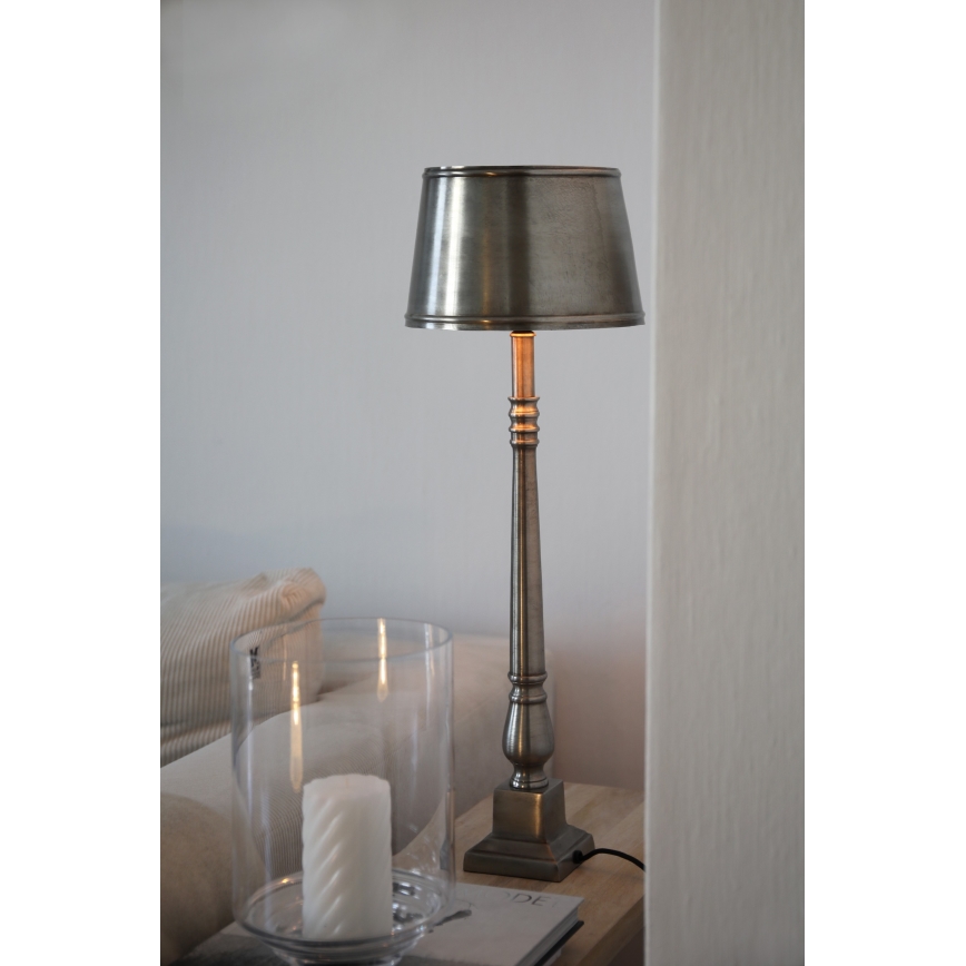 Markslöjd 108775 - Galda lampa METALLO 1xE27/40W/230V matēts hroms