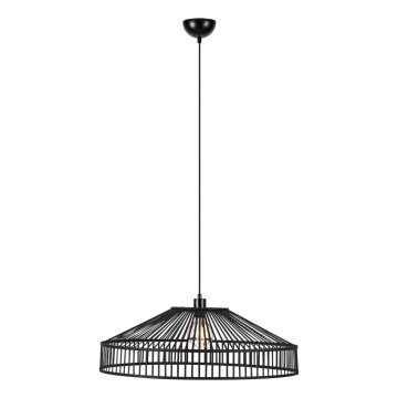 Markslöjd 108782 - Lustra ar auklu TAPA 1xE27/40W/230V melna/bambusa