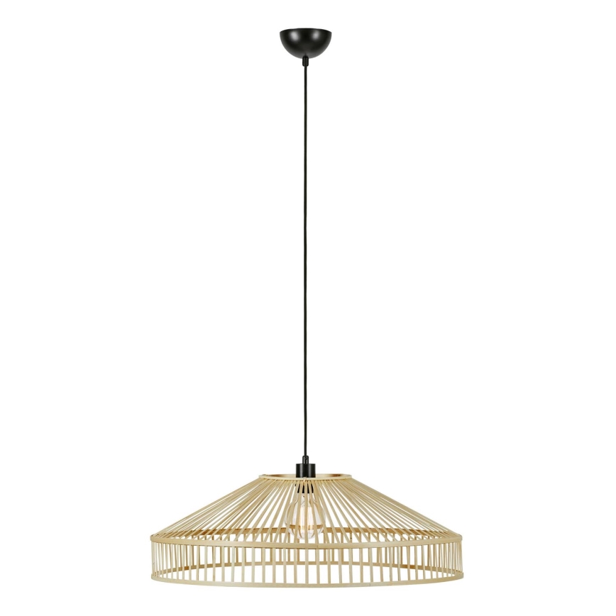 Markslöjd 108783 - Lustra ar auklu TAPA 1xE27/40W/230V bēša/bambusa