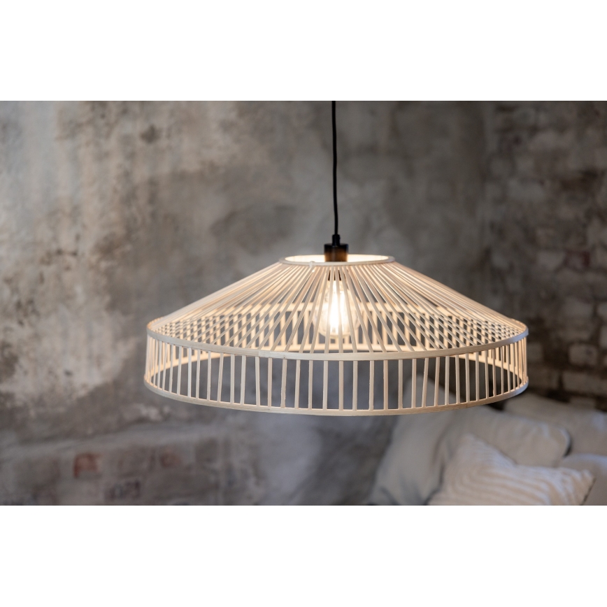 Markslöjd 108783 - Lustra ar auklu TAPA 1xE27/40W/230V bēša/bambusa