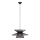 Markslöjd 108784 - Lustra ar auklu DUPLICI 1xE27/40W/230V melna/bambusa