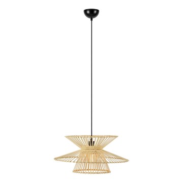 Markslöjd 108785 - Lustra ar auklu DUPLICI 1xE27/40W/230V bēša/bambusa