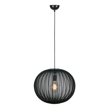 Markslöjd 108791 - Lustra ar auklu FORENCE 1xE27/40W/230V d. 50 cm melna