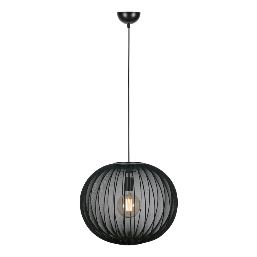 Markslöjd 108791 - Lustra ar auklu FORENCE 1xE27/40W/230V d. 50 cm melna