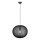 Markslöjd 108791 - Lustra ar auklu FORENCE 1xE27/40W/230V d. 50 cm melna