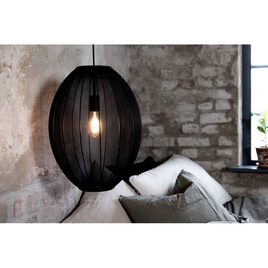 Markslöjd 108795 - Lustra ar auklu FLORENCE 1xE27/40W/230V melna