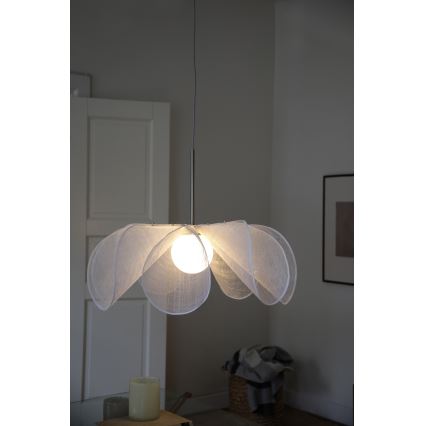Markslöjd 108818 - Lustra ar auklu STYRKA 1xE27/40W/230V d. 75 cm balta