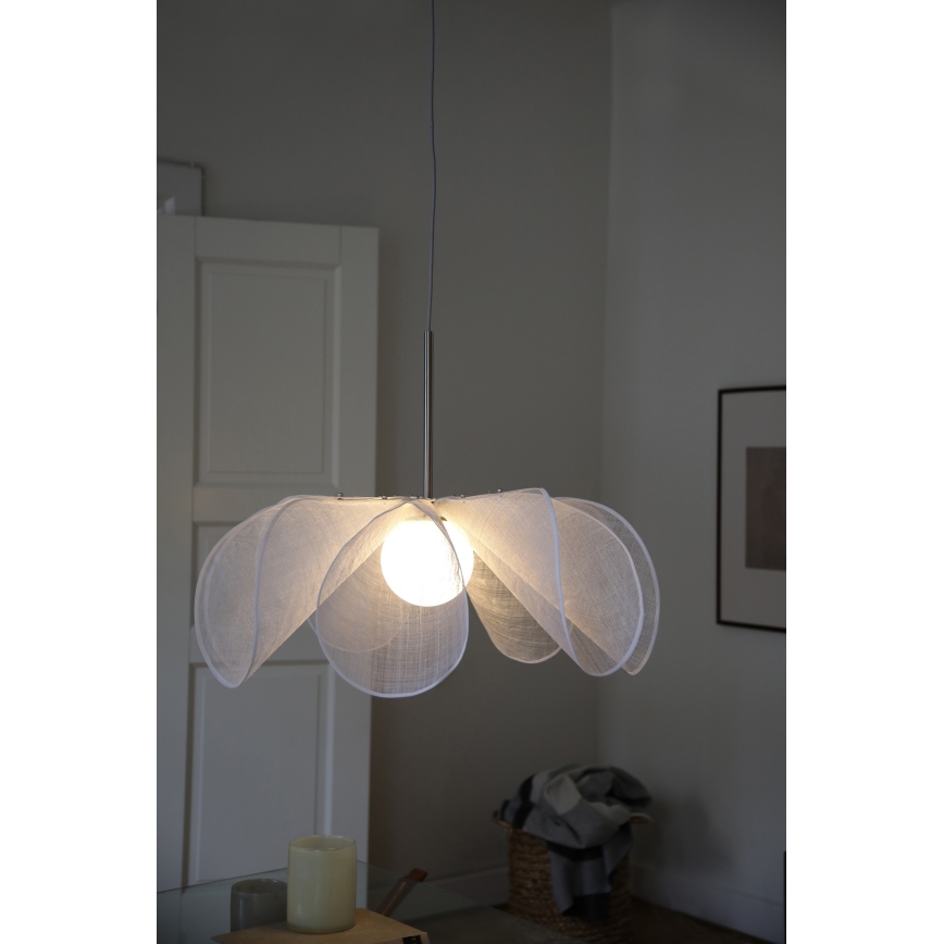 Markslöjd 108818 - Lustra ar auklu STYRKA 1xE27/40W/230V d. 75 cm balta
