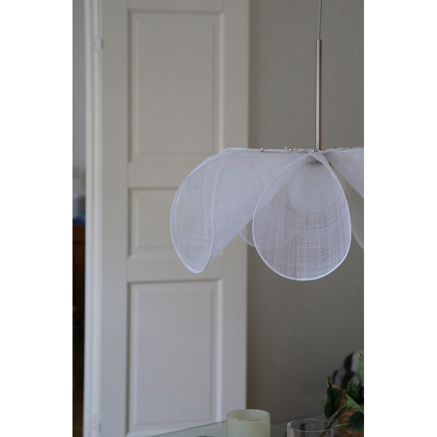 Markslöjd 108818 - Lustra ar auklu STYRKA 1xE27/40W/230V d. 75 cm balta