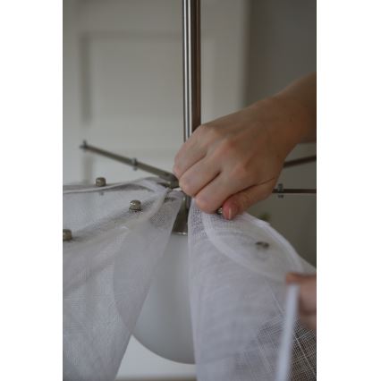 Markslöjd 108818 - Lustra ar auklu STYRKA 1xE27/40W/230V d. 75 cm balta