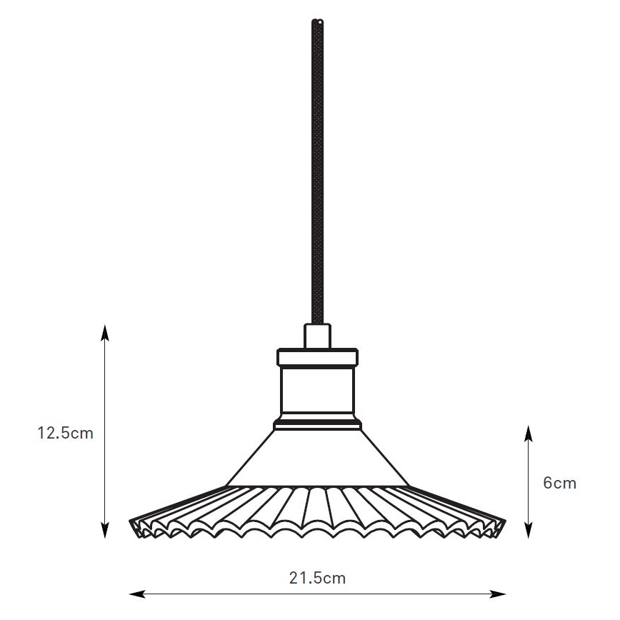 Markslöjd 108854 - Lustra ar auklu NOVIA 1xE27/40W/230V melna/dūmakains