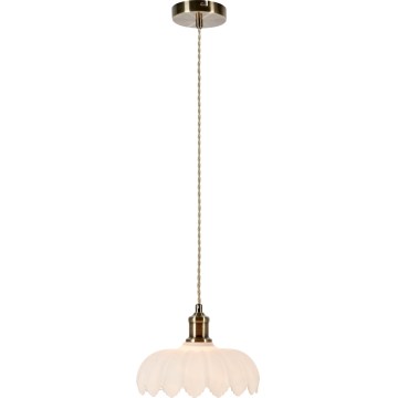 Markslöjd 108857 - Lustra ar auklu KURAGE 1xE27/40W/230V misiņš/balta