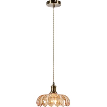 Markslöjd 108858 - Lustra ar auklu KURAGE 1xE27/40W/230V misiņš/dūmakains bēša