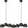 Markslöjd 108860 - Lustra ar auklu CUPOLO 7xE14/40W/230V melna