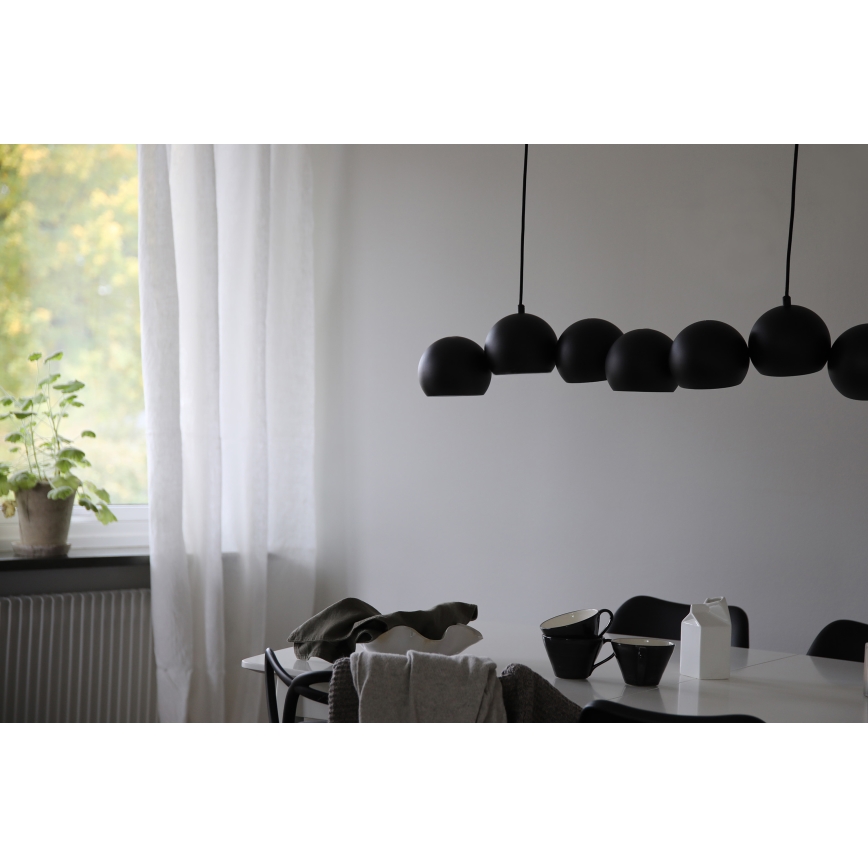 Markslöjd 108860 - Lustra ar auklu CUPOLO 7xE14/40W/230V melna
