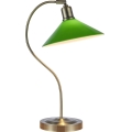 Markslöjd 108864 - Galda lampa VELA 1xE27/40W/230V misiņš/zaļa