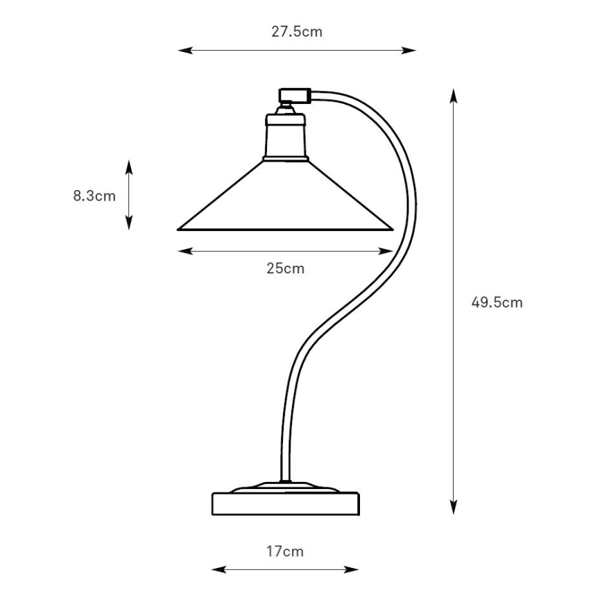 Markslöjd 108864 - Galda lampa VELA 1xE27/40W/230V misiņš/zaļa
